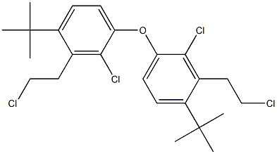 2-Chloroethyl(2-chloro-4-tert-butylphenyl) ether 结构式