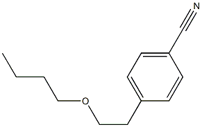 4-(2-Butoxyethyl)benzonitrile 结构式