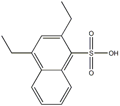 2,4-Diethyl-1-naphthalenesulfonic acid 结构式