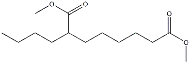 2-Butyloctanedioic acid dimethyl ester 结构式