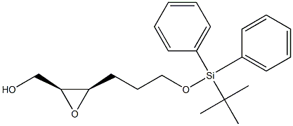 (2S,3R)-3-[3-(tert-Butyldiphenylsilyloxy)propyl]oxirane-2-methanol 结构式