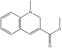 1-Methyl-3-(methoxycarbonyl)-1,2-dihydroquinoline 结构式