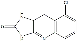 8-Chloro-9,9a-dihydro-1H-imidazo[4,5-b]quinolin-2(3H)-one 结构式