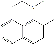 N-Ethyl-N-methyl-2-methylnaphthalen-1-amine 结构式