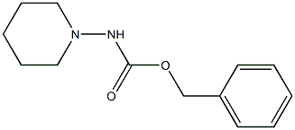 1-(Benzyloxycarbonylamino)piperidine 结构式