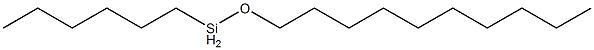 Hexyl(decyloxy)silane 结构式