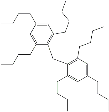 2,2'-Methylenebis(1,3,5-tributylbenzene) 结构式