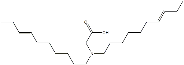 N,N-Di(7-decenyl)glycine 结构式