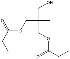 Dipropionic acid 2-(hydroxymethyl)-2-methyl-1,3-propanediyl ester 结构式