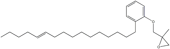 2-(11-Hexadecenyl)phenyl 2-methylglycidyl ether 结构式