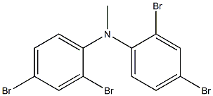 1,1'-Methyliminobis(2,4-dibromobenzene) 结构式