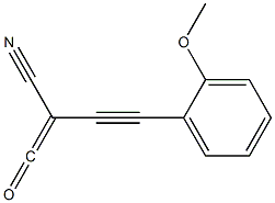 Cyano((2-methoxyphenyl)ethynyl)ketene 结构式