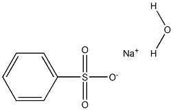 Sodium benzenesulfonate hydrate 结构式