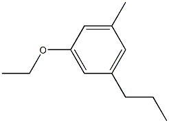 1-Ethoxy-3-methyl-5-propylbenzene 结构式