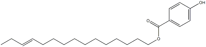 4-Hydroxybenzoic acid 12-pentadecenyl ester 结构式