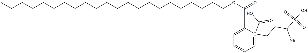 Phthalic acid 1-docosyl 2-(3-sodiosulfopropyl) ester 结构式