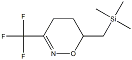 3-(Trifluoromethyl)-6-[(trimethylsilyl)methyl]-5,6-dihydro-4H-1,2-oxazine 结构式