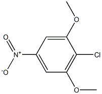 4-Chloro-3,5-dimethoxy-1-nitrobenzene 结构式