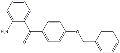 2'-Amino-4-benzyloxybenzophenone 结构式