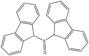 Bis(9H-fluoren-9-yl) sulfoxide 结构式