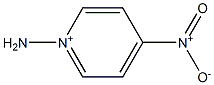 4-Nitro-1-aminopyridinium 结构式