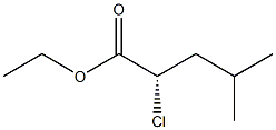 [S,(-)]-2-Chloro-4-methylvaleric acid ethyl ester 结构式