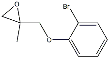 2-Bromophenyl 2-methylglycidyl ether 结构式