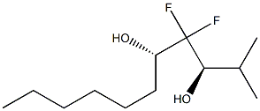 (3R,5S)-4,4-Difluoro-2-methylundecane-3,5-diol 结构式