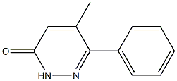 5-Methyl-6-phenyl-2,3-dihydropyridazine-3-one 结构式