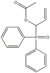 Diphenyl(1-acetoxyallyl)phosphine oxide 结构式