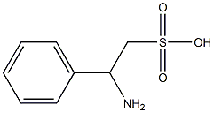 2-Phenyl-2-aminoethanesulfonic acid 结构式