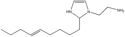 1-(2-Aminoethyl)-2-(5-nonenyl)-4-imidazoline 结构式