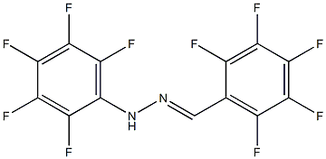 2,3,4,5,6-Pentafluorobenzaldehyde 2,3,4,5,6-pentafluorophenyl hydrazone 结构式