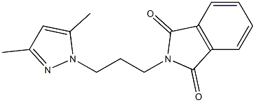 2-[3-(3,5-Dimethyl-1H-pyrazol-1-yl)propyl]-2H-isoindole-1,3-dione 结构式