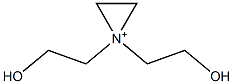 1,1-Bis(2-hydroxyethyl)aziridinium 结构式
