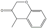 4-Methyl-2H-1-benzopyran-3(4H)-one 结构式