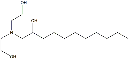 1-[Bis(2-hydroxyethyl)amino]-2-undecanol 结构式