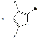 3-Chloro-2,4,5-tribromothiophene 结构式