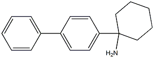 1-(1,1'-Biphenyl-4-yl)cyclohexanamine 结构式