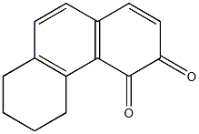 5,6,7,8-Tetrahydrophenanthrene-3,4-dione 结构式