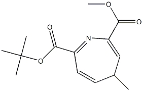 7-tert-Butoxycarbonyl-2-methoxycarbonyl-4-methyl-4H-azepine 结构式