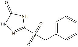 5-Benzylsulfonyl-2H-1,2,4-triazol-3(4H)-one 结构式