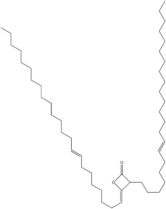 3-(7-Docosenyl)-4-(8-tricosen-1-ylidene)oxetan-2-one 结构式