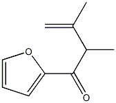 1-(2-Furyl)-2,3-dimethyl-3-buten-1-one 结构式