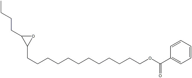 Benzoic acid 13,14-epoxyoctadecan-1-yl ester 结构式