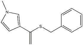 3-[1-(Benzylthio)ethenyl]-1-methyl-1H-pyrrole 结构式