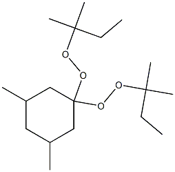 3,5-Dimethyl-1,1-bis(tert-pentylperoxy)cyclohexane 结构式