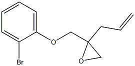2-Bromophenyl 2-allylglycidyl ether 结构式