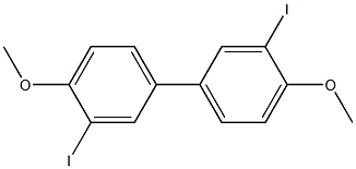 3,3'-Diiodo-4,4'-dimethoxybiphenyl 结构式