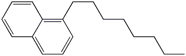 1-Octylnaphthalene 结构式